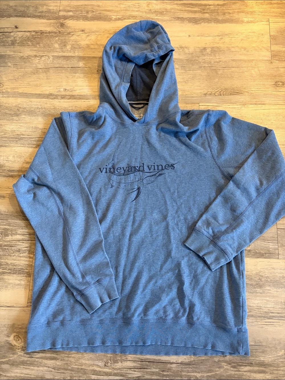 Vineyard Vines Heather Blue Pullover Hoodie